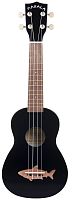 KALA MK-SS/BLK MAKALA SHARK, SOPRANO UKULELE, BLACKTIP.